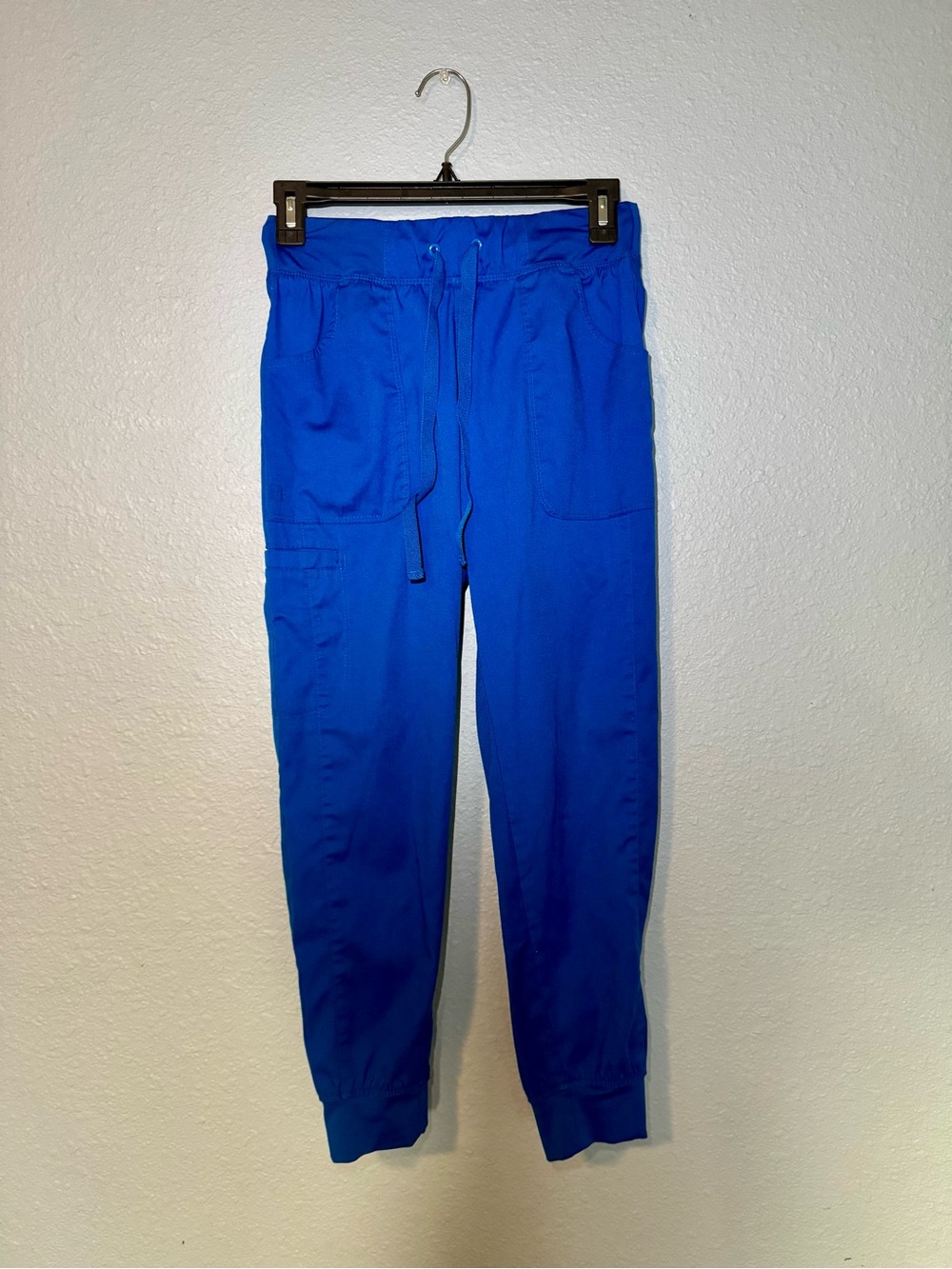 Women’s Butter Soft Blue Jogger Pants with Drawstring Waist Petite XS